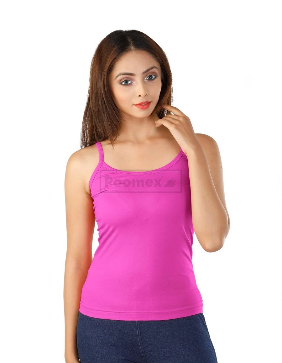 Poomex Comfed Cotton Ladies Slip Comisole Pink, Maroon, Lotus, Coral, Lavendar Colours - Image 5
