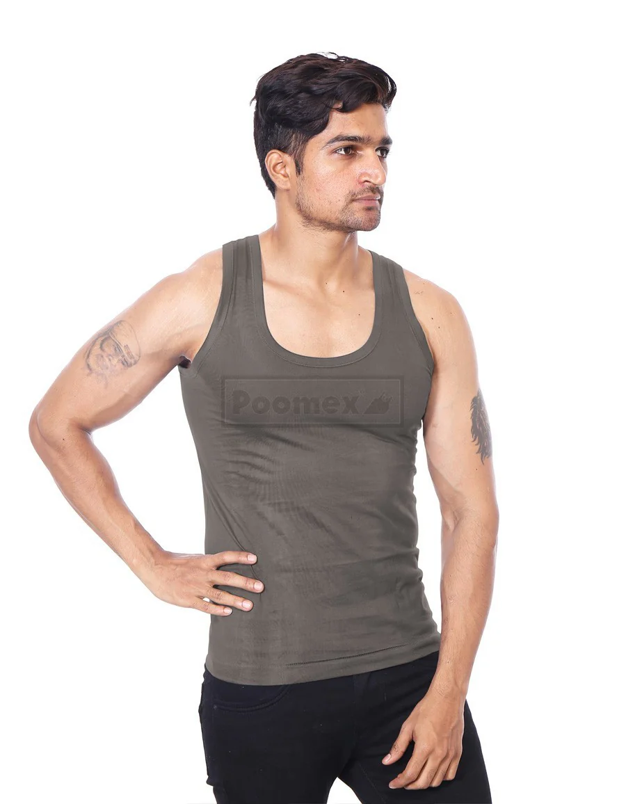 Poomex Gents Golden Colour Vest (Sleeveless & Half Sleeve) - Image 6