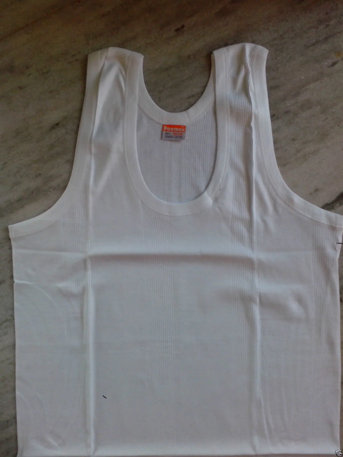 Poomex Gents Flex Rib Cotton Vest – Sleeveless Gym & Everyday Innerwear for Men# - Image 8