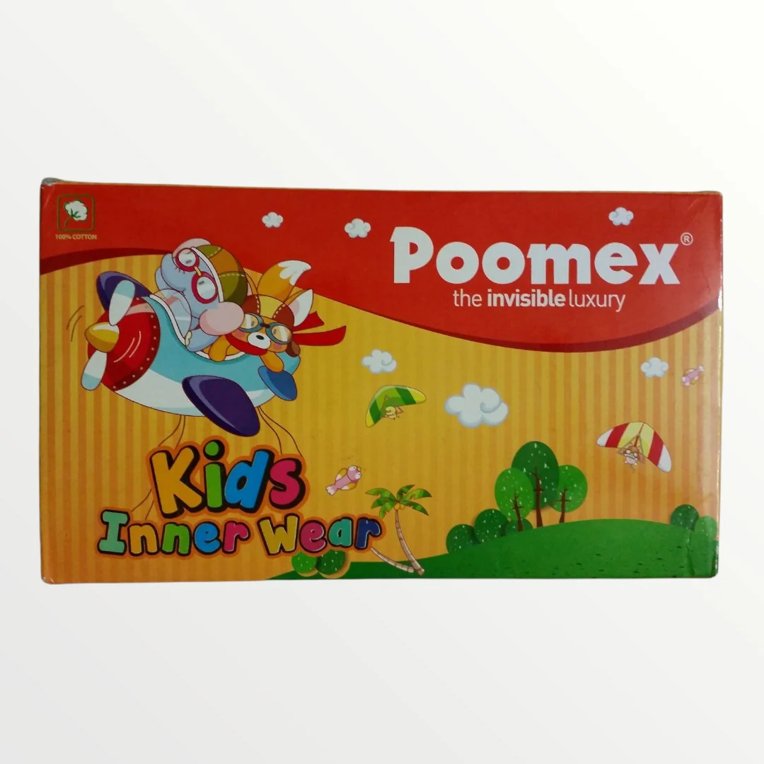 Poomex Boys Kids Innerwear Briefs – Pack of 4 | Comfortable Cotton Drawer-Type Underwear# - Image 4