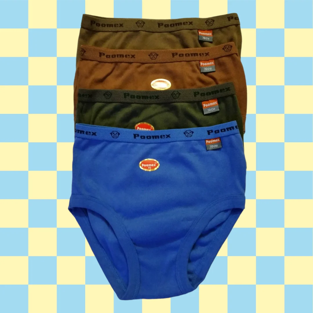 Poomex Kids Cotton Underwear Briefs – Unisex Jetty Style for Boys & Girls (Innerwear)# - Image 3