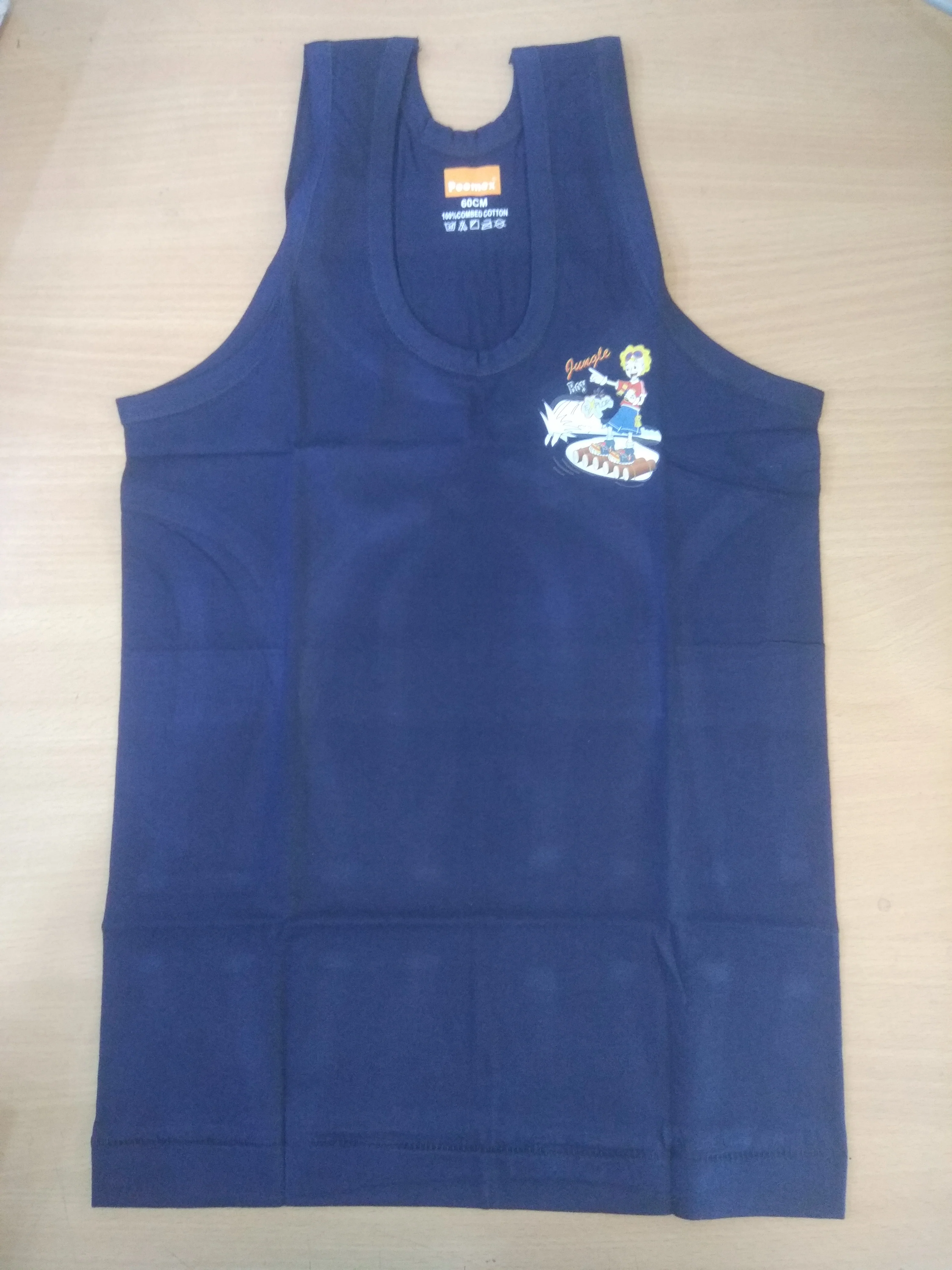 Poomex Premium Boys Cotton Sleeveless Vest – Kids Innerwear Banian – Soft & Comfortable – Multiple Colors# - Image 4