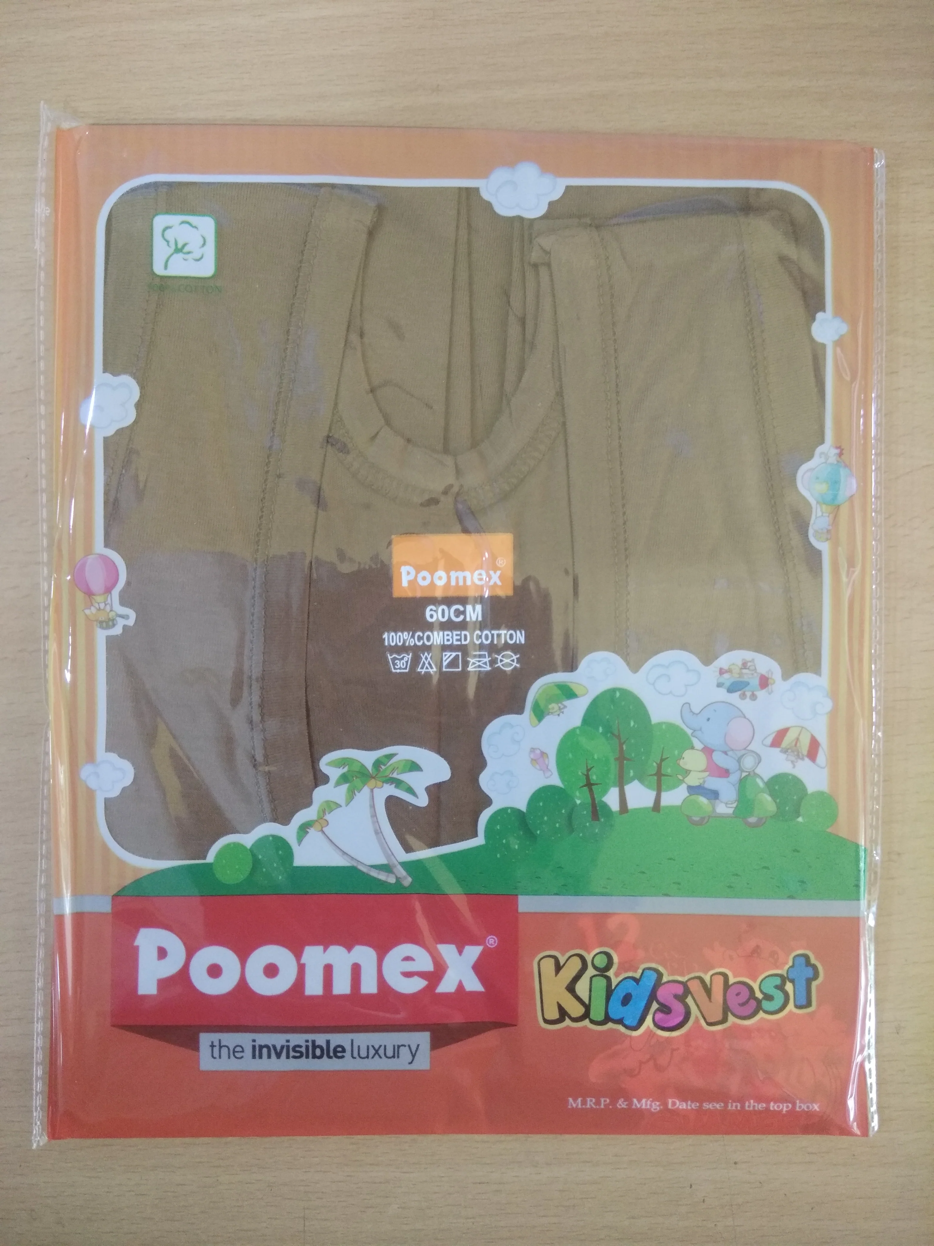 Poomex Premium Boys Cotton Sleeveless Vest – Kids Innerwear Banian – Soft & Comfortable – Multiple Colors# - Image 7