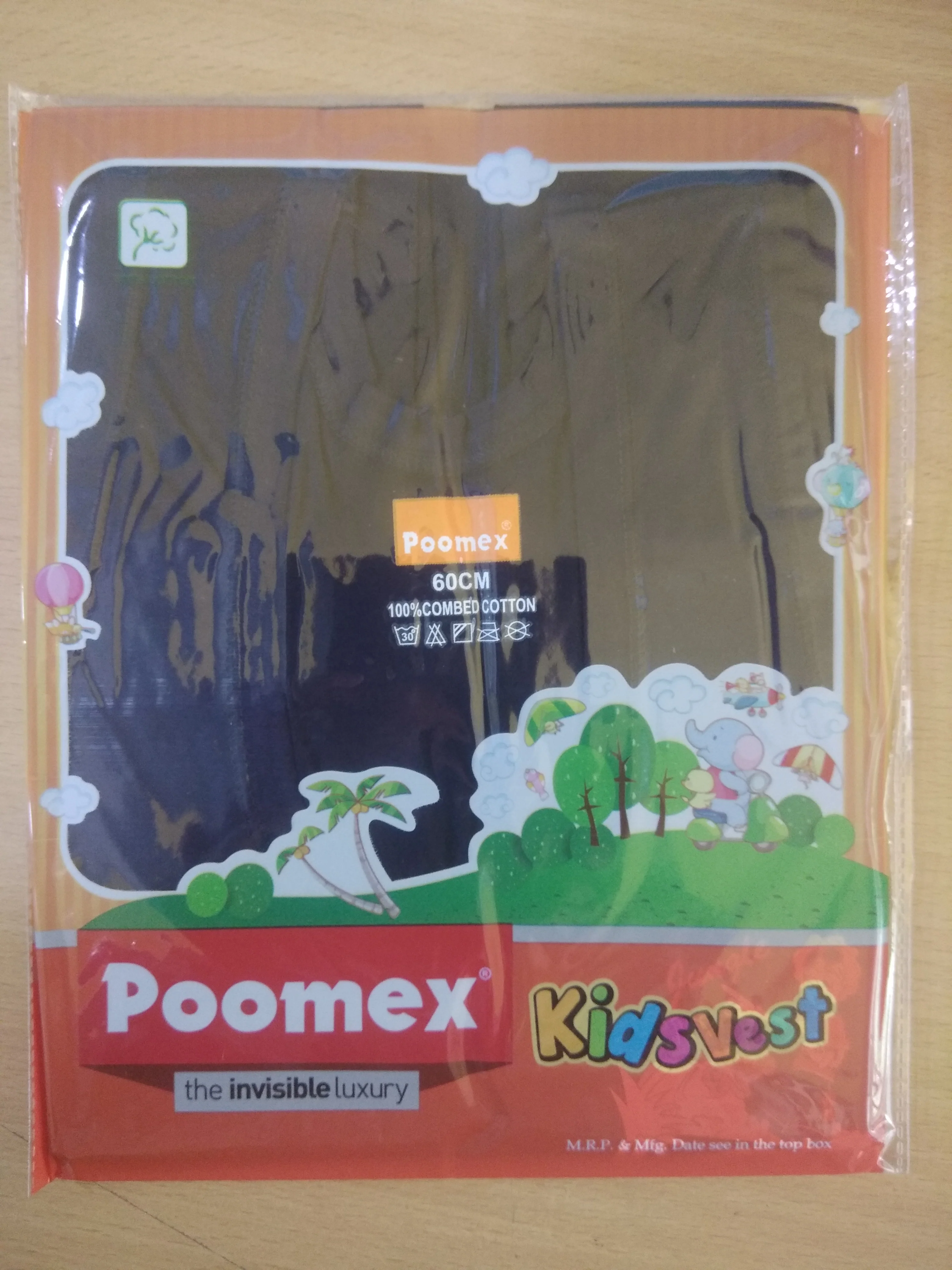 Poomex Premium Boys Cotton Sleeveless Vest – Kids Innerwear Banian – Soft & Comfortable – Multiple Colors# - Image 9
