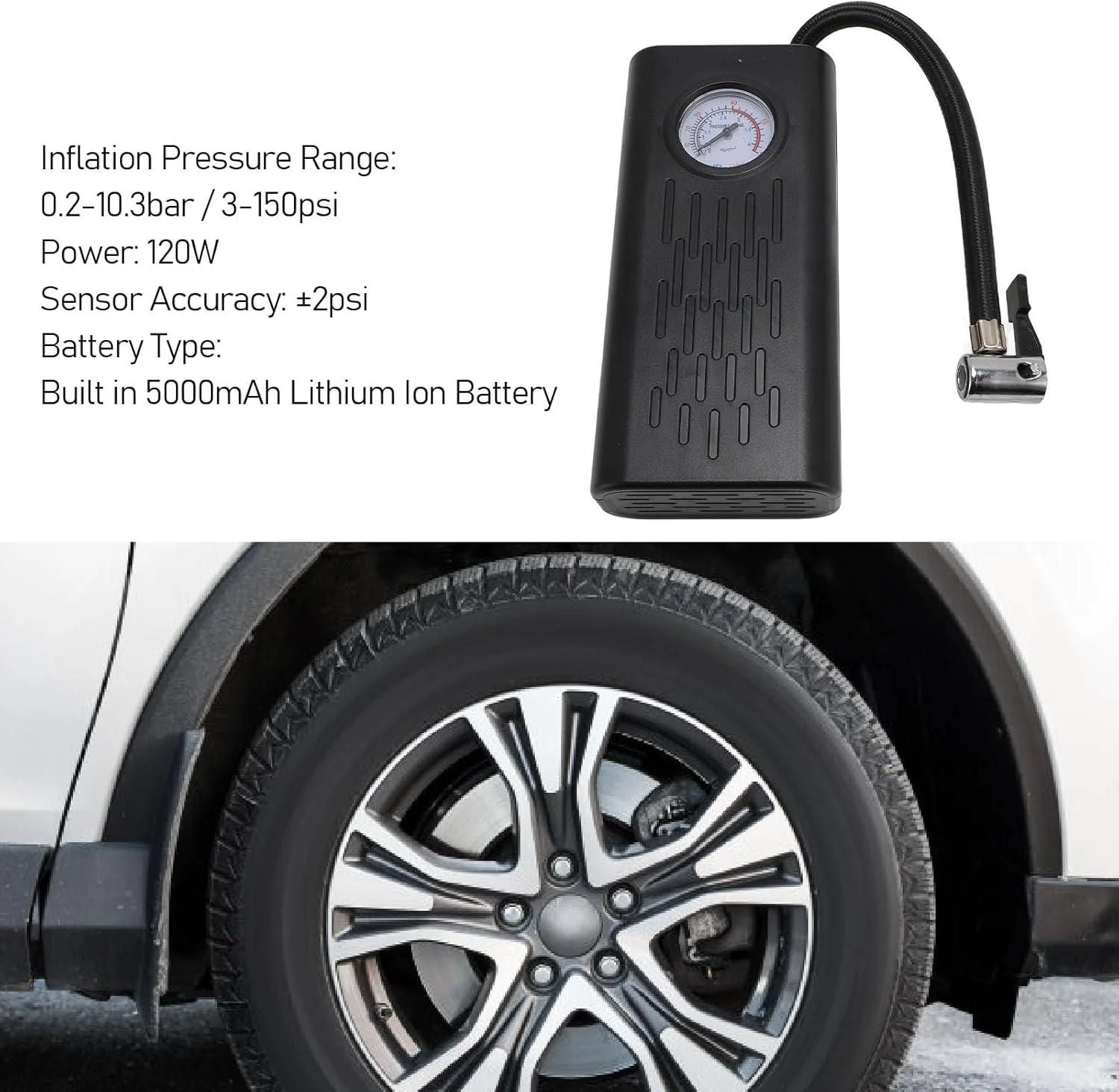 Portable Air Compressor Tire Inflator - Image 3