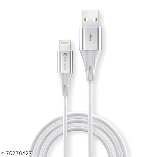 Portronics High-Speed Charging Cables - Durable Fast for IOS Devices"