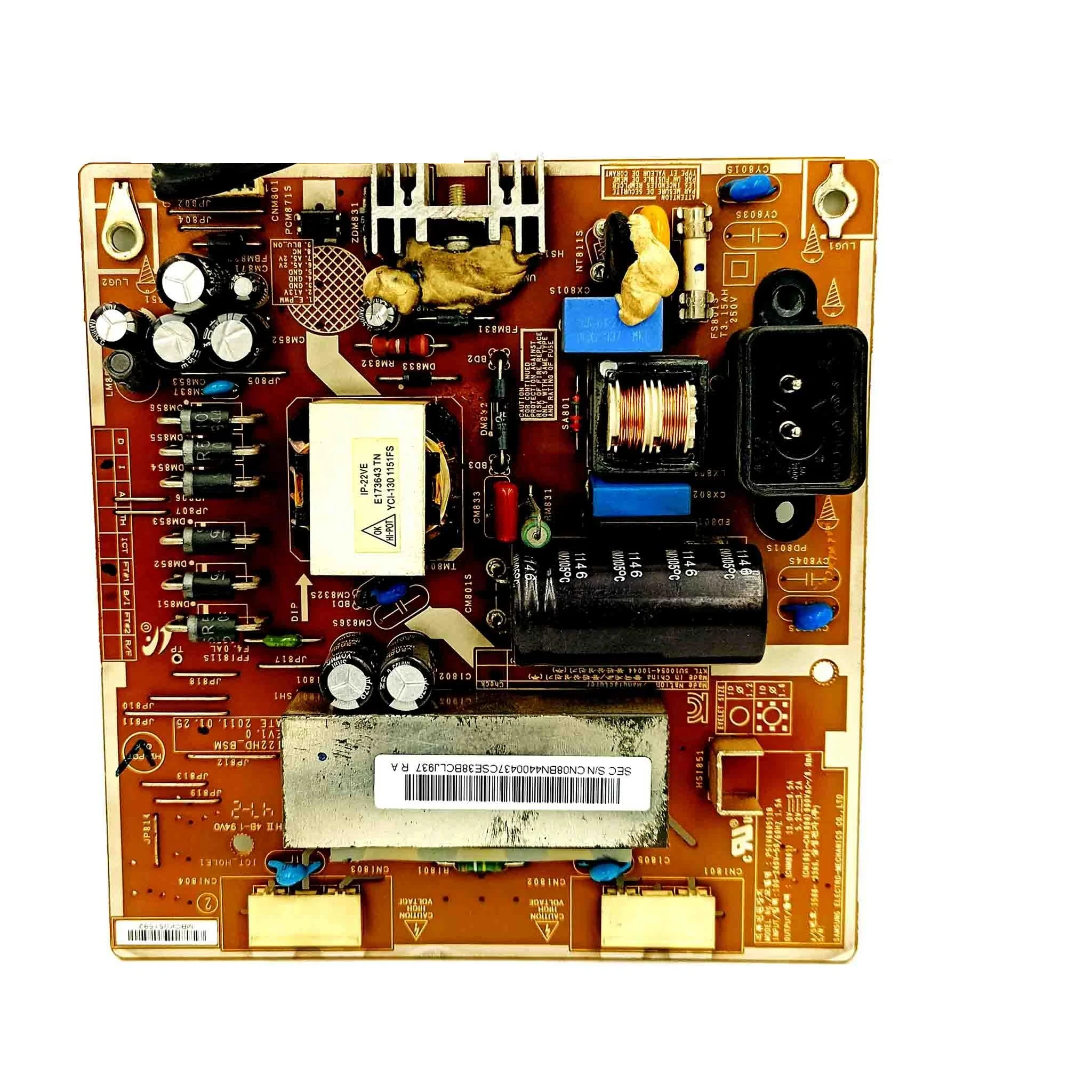 Power Supply Suitable for Samsung LED TV Model LA22D404FHR