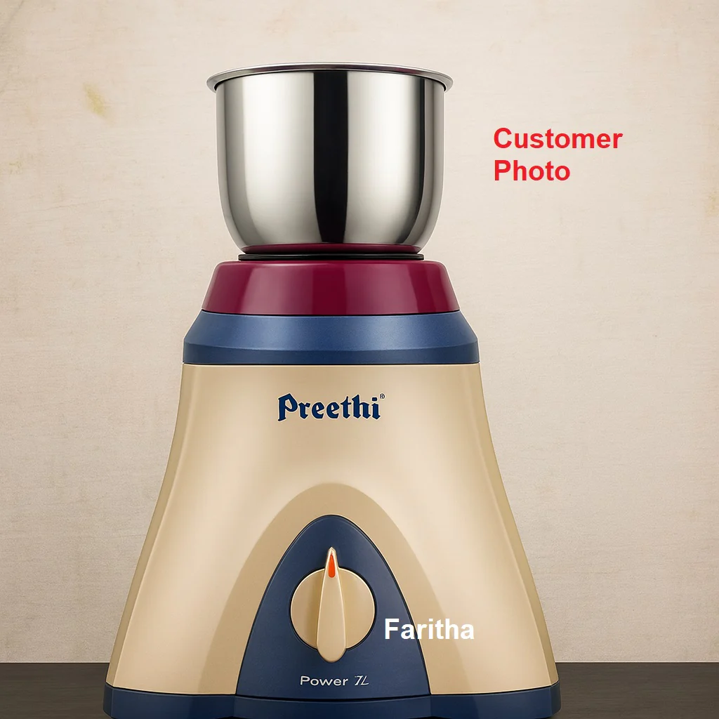 Preethi Royale 500 ml Chutney Grinder Jar | Premium Mixie Chutney Jar Replacement | 6 wheel Coupler - Image 4