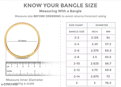 Premium Quality Microplated Impon Panchaloha Stone Bangle Set - Image 2