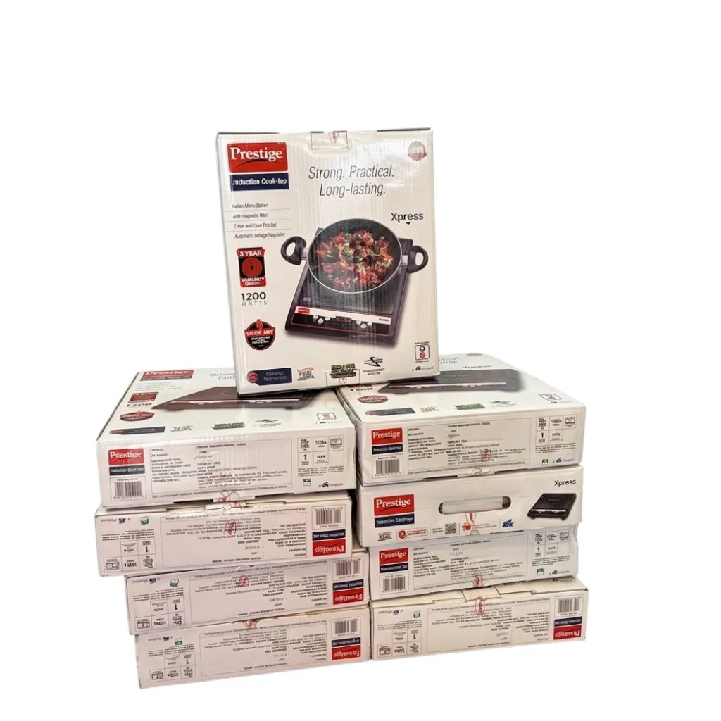 Prestige Xpress 1200W Induction Cooktop Black with Ceramic Plate & Push Button Controls # - Image 4