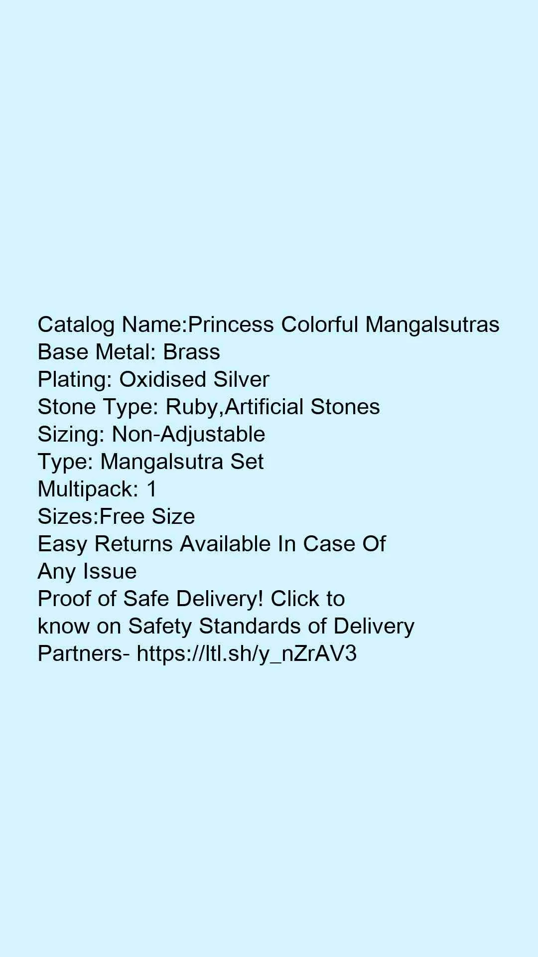 Princess Colorful Mangalsutras - Image 6