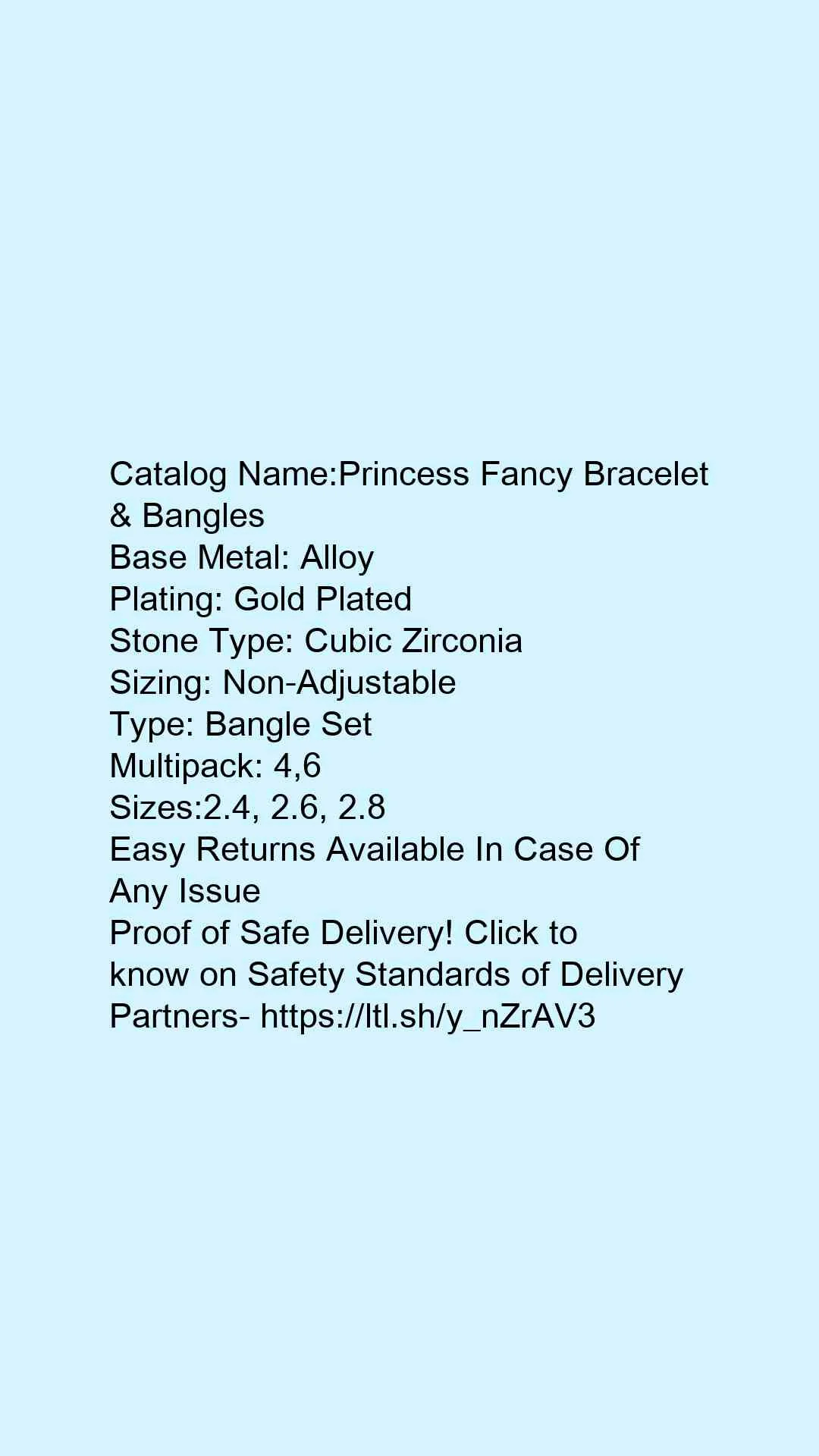 Princess Fancy Bracelet & Bangles - Image 4