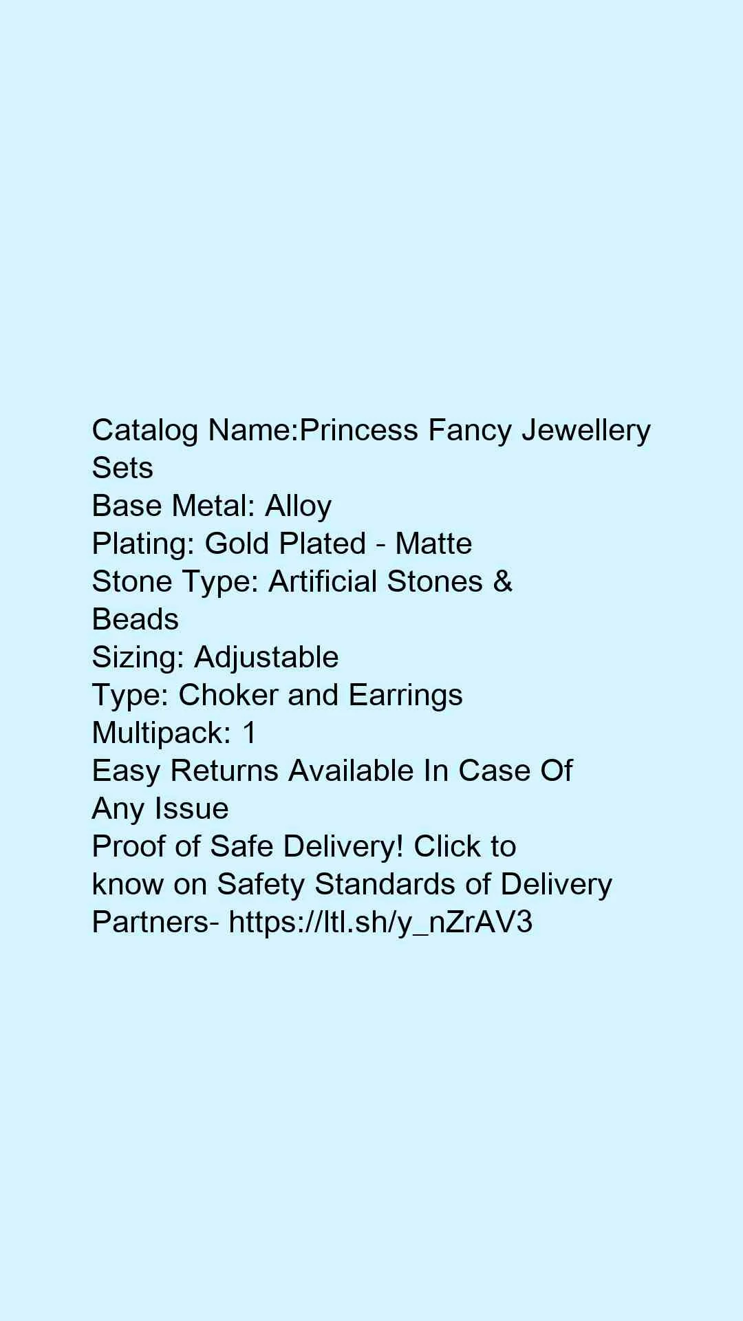 Princess Fancy Jewellery Sets - Image 5