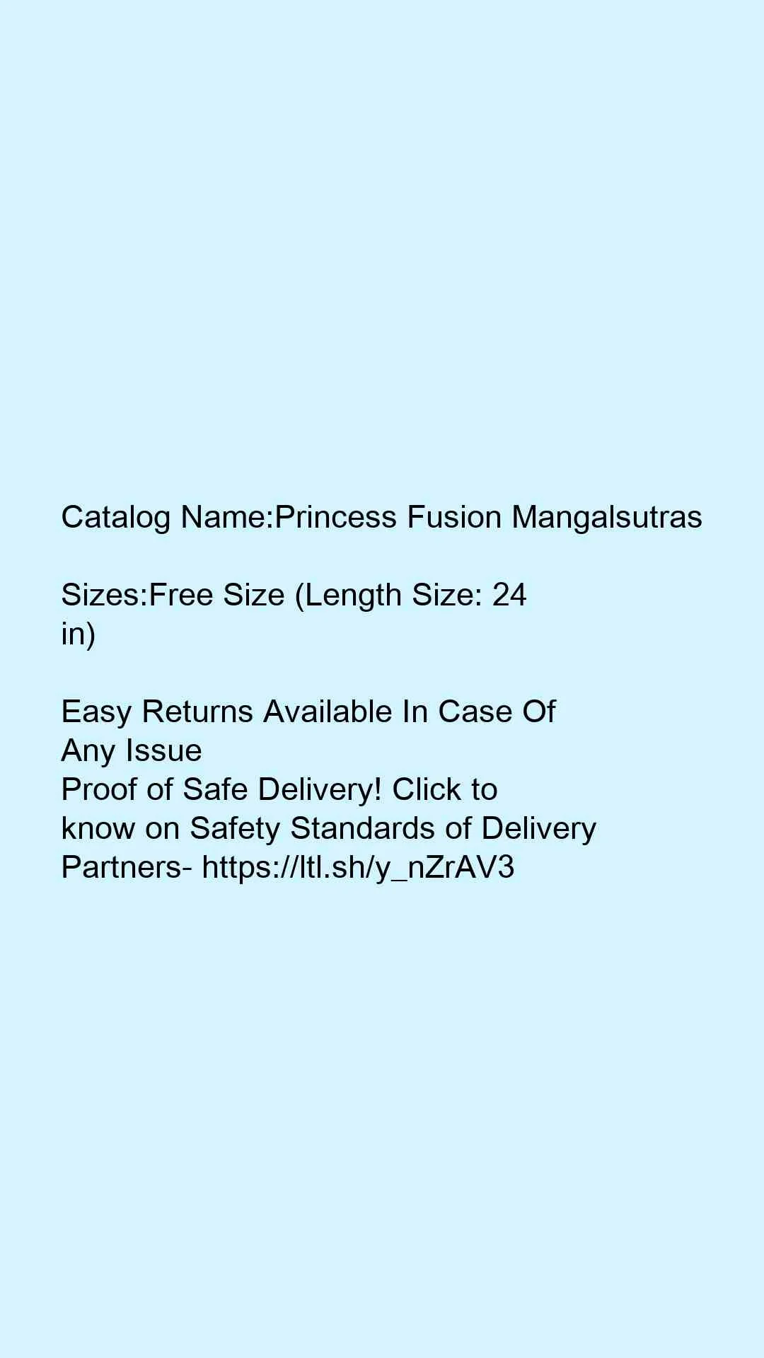 Princess Fusion Mangalsutras - Image 4