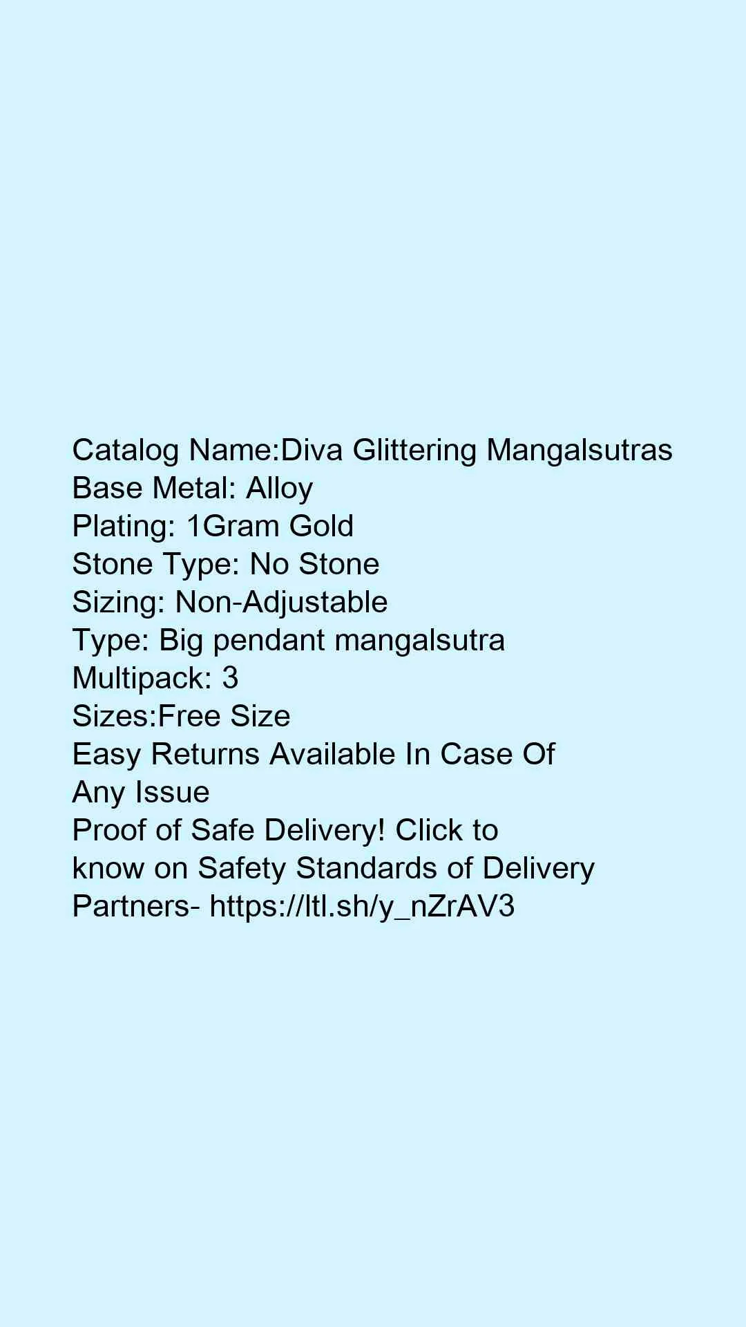 Princess Glittering Mangalsutras - Image 11