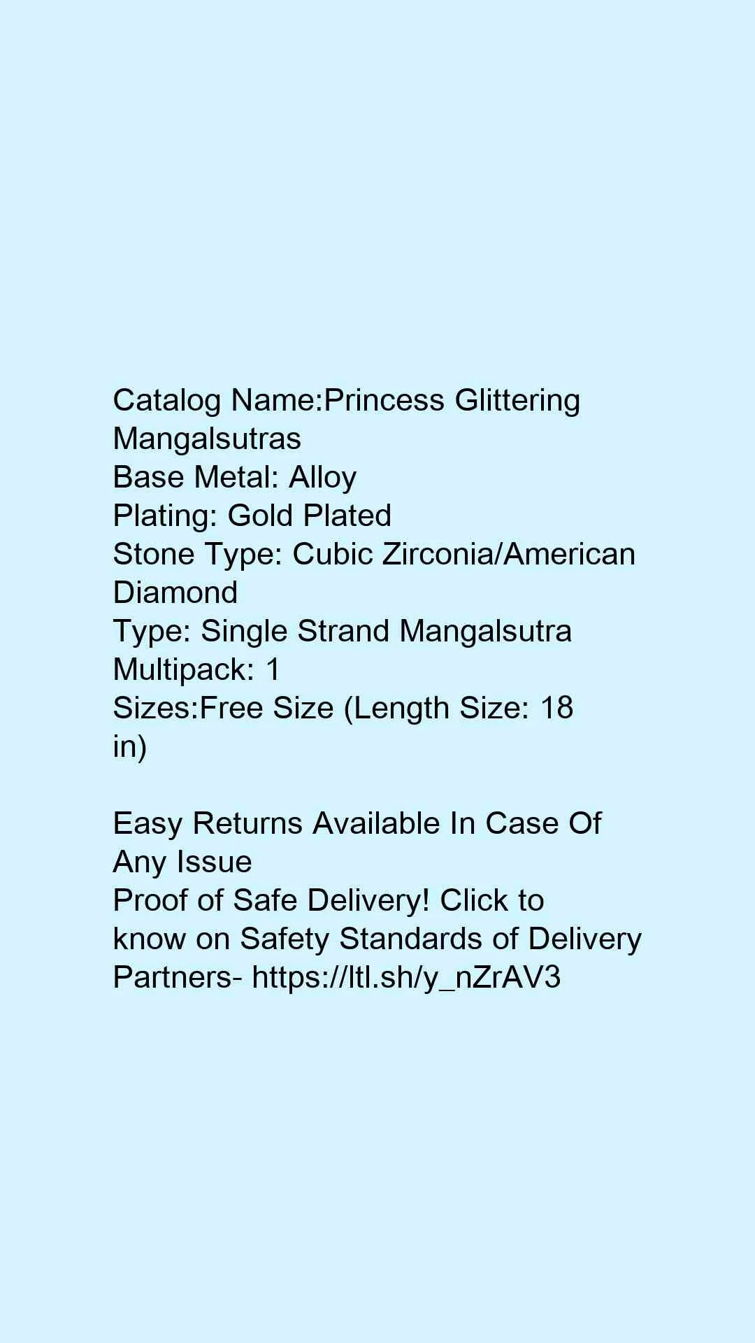 Princess Glittering Mangalsutras - Image 6
