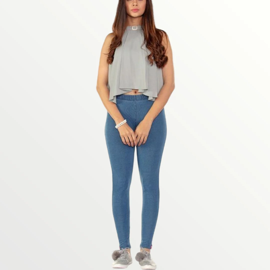 Prisma Jeggings - Regular Blue, Texas Blue, Black | Available in Sizes S-3XL | Buy Online - Image 10