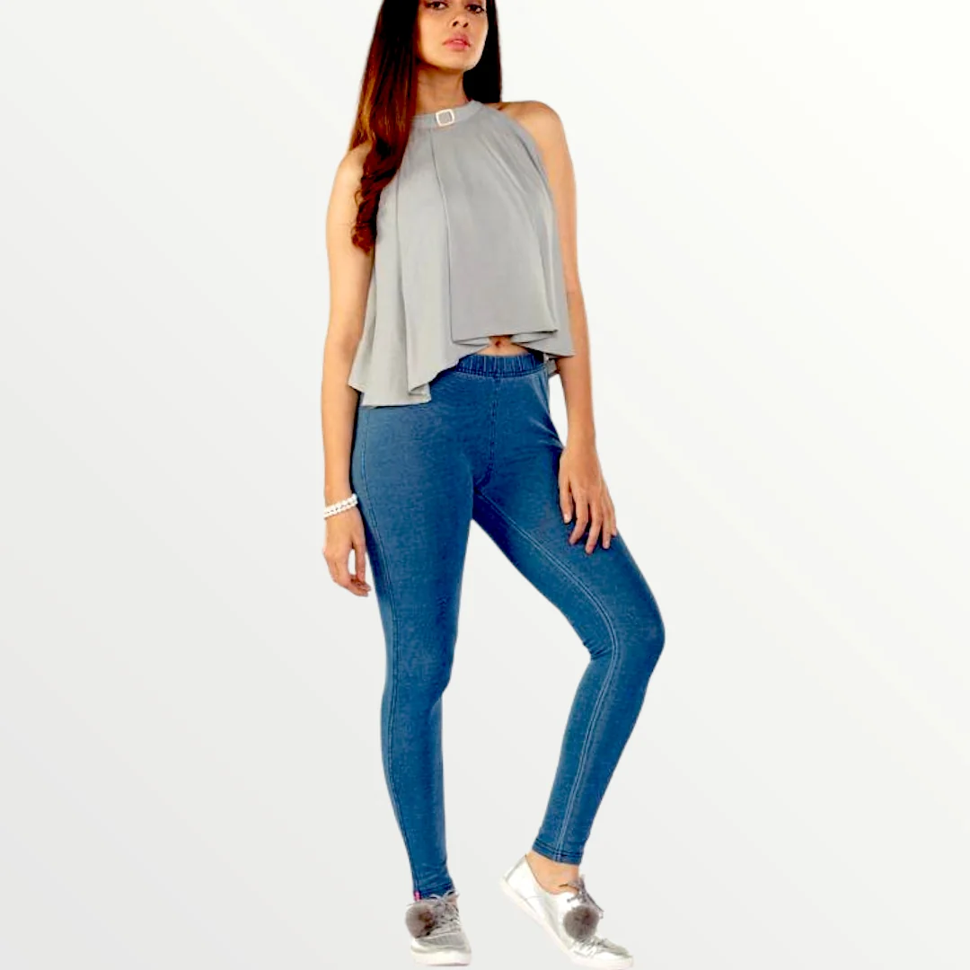 Prisma Jeggings - Regular Blue, Texas Blue, Black | Available in Sizes S-3XL | Buy Online - Image 11