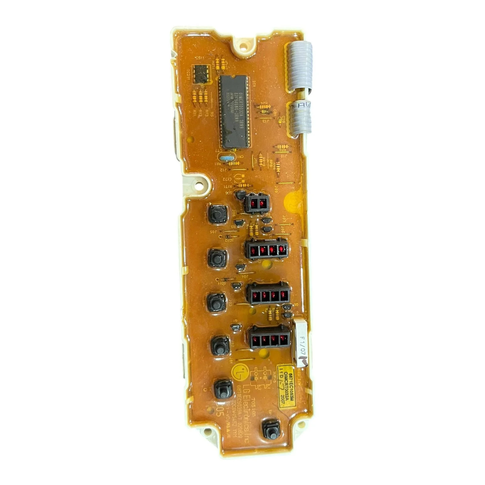 LG 6 Button Washing Machine Control Board – Original Replacement PCB # - Image 2