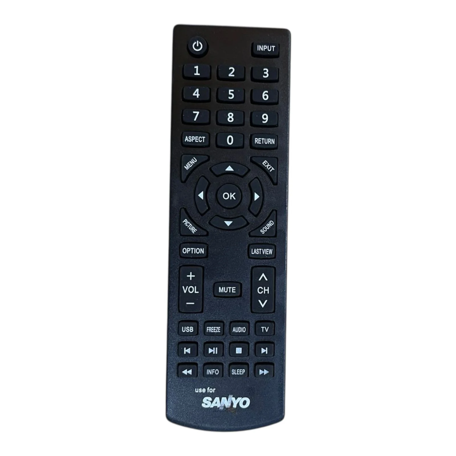 Replacement Remote Control for Sanyo LCD & LED TVs - Controller#