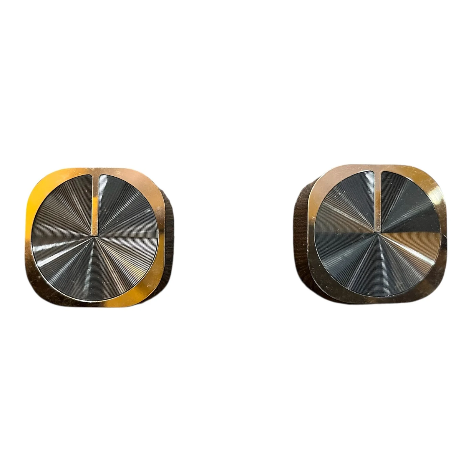 Square Gas Stove Knob – Metal Finish Replacement for Cooktops #