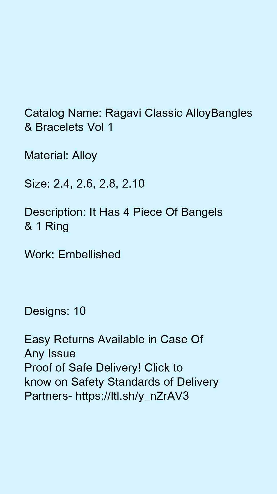 Ragavi Classic AlloyBangles & Bracelets Vol 1 - Image 10