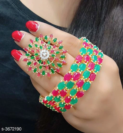 Ragavi Classic AlloyBangles & Bracelets Vol 1 - Image 3