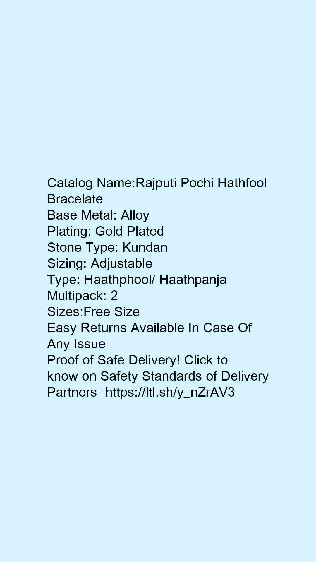Rajputi Pochi Hathfool Bracelate - Image 5