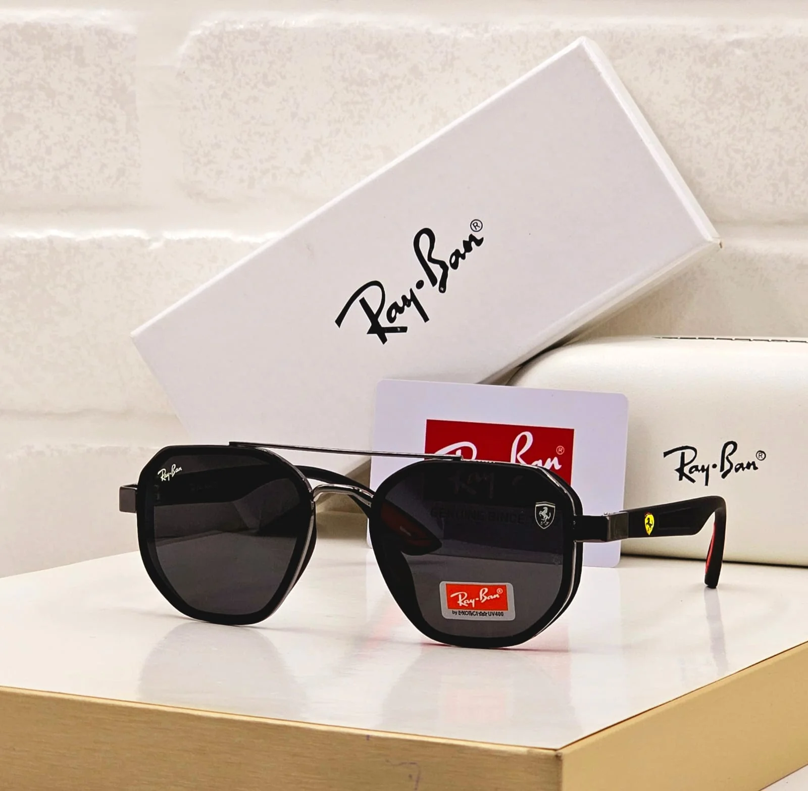 RAYBAN Premium Sunglass – UV Protected Stylish Frame