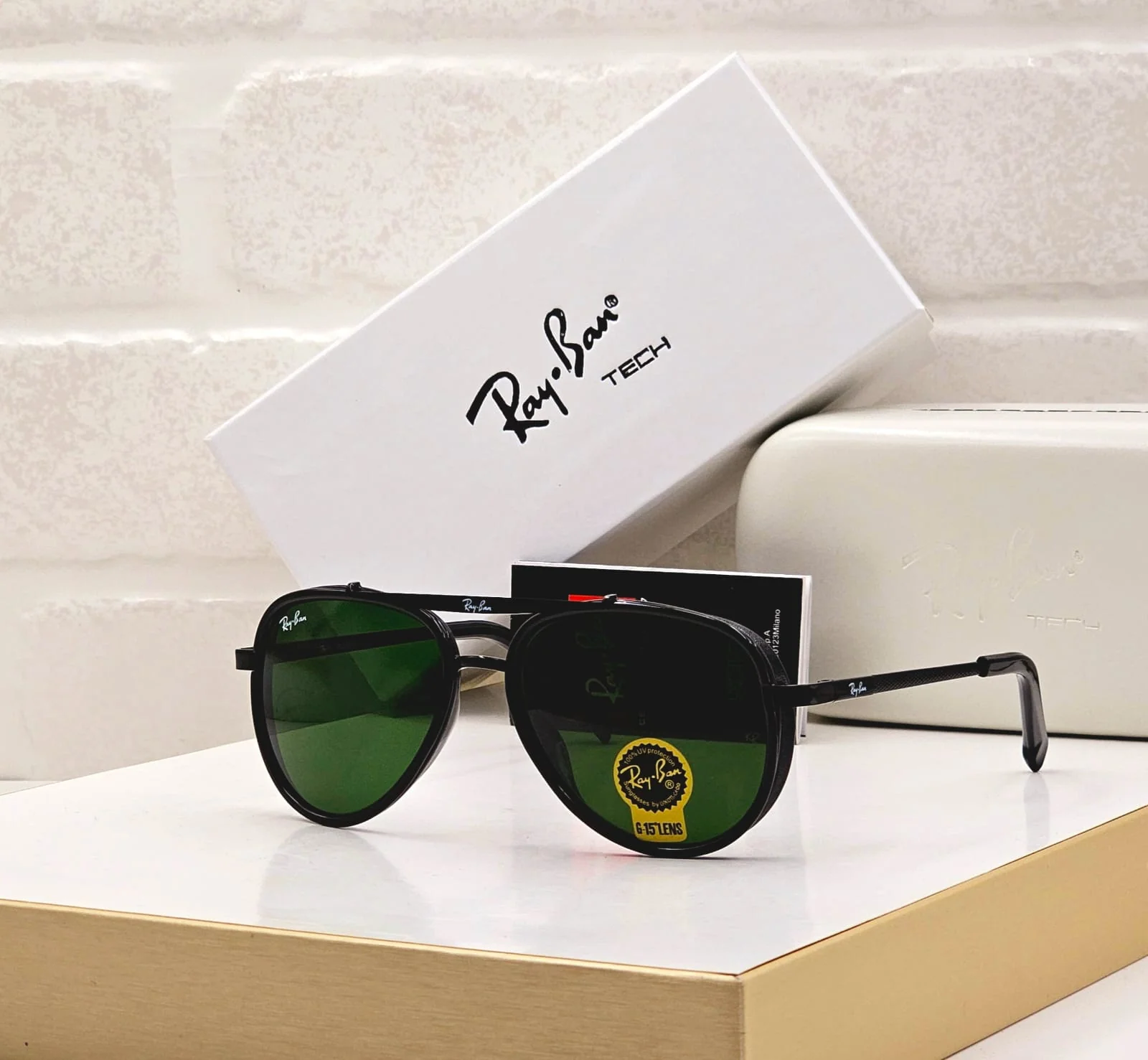 RAYBAN Premium Sunglass – UV Protected Stylish Frame