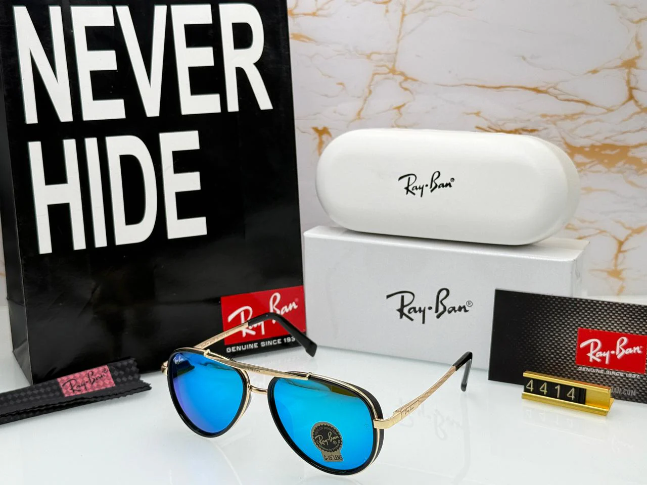 RAYBAN Premium Sunglass – UV Protected Stylish Frame - Image 2