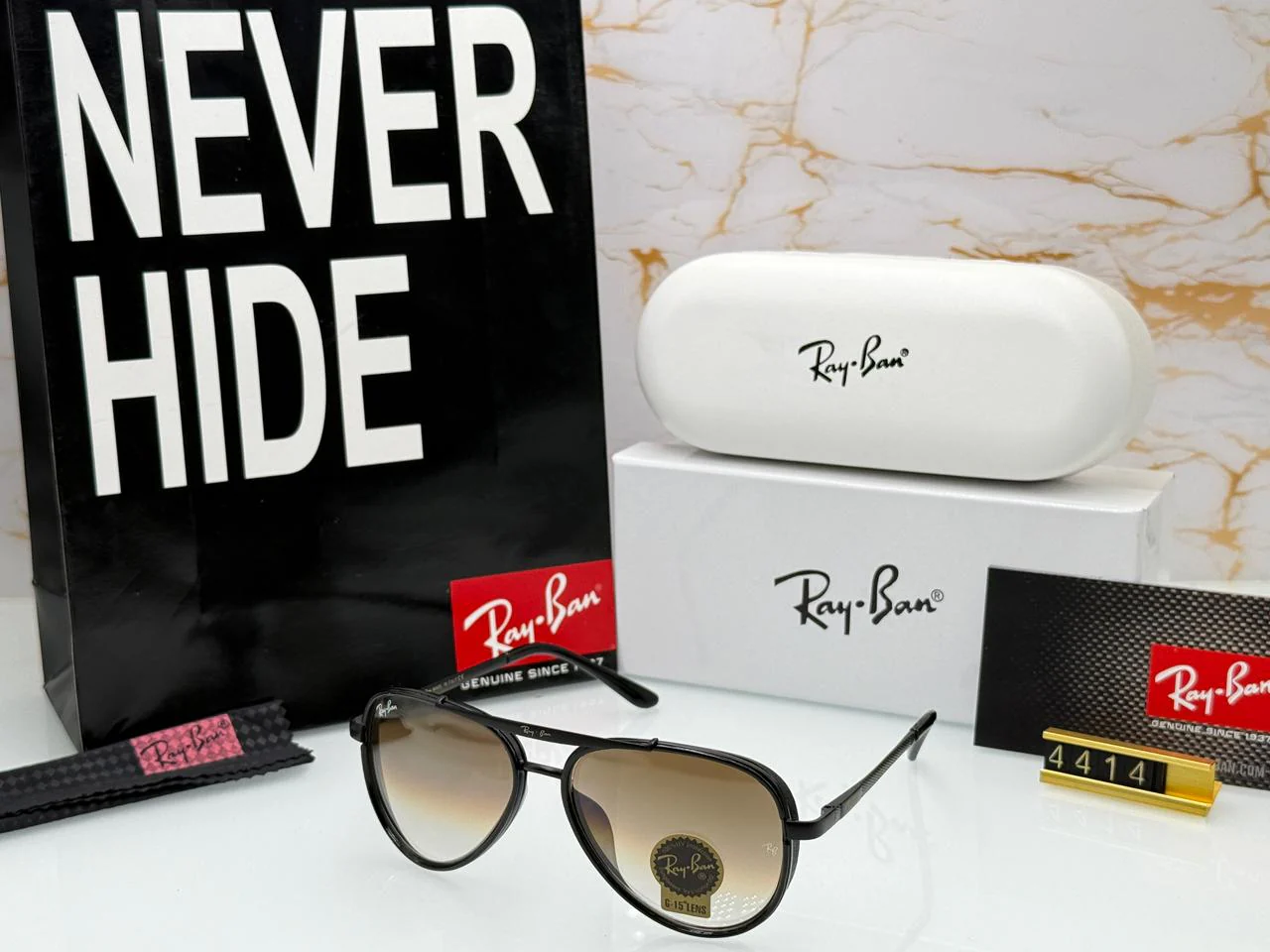 RAYBAN Premium Sunglass – UV Protected Stylish Frame - Image 4