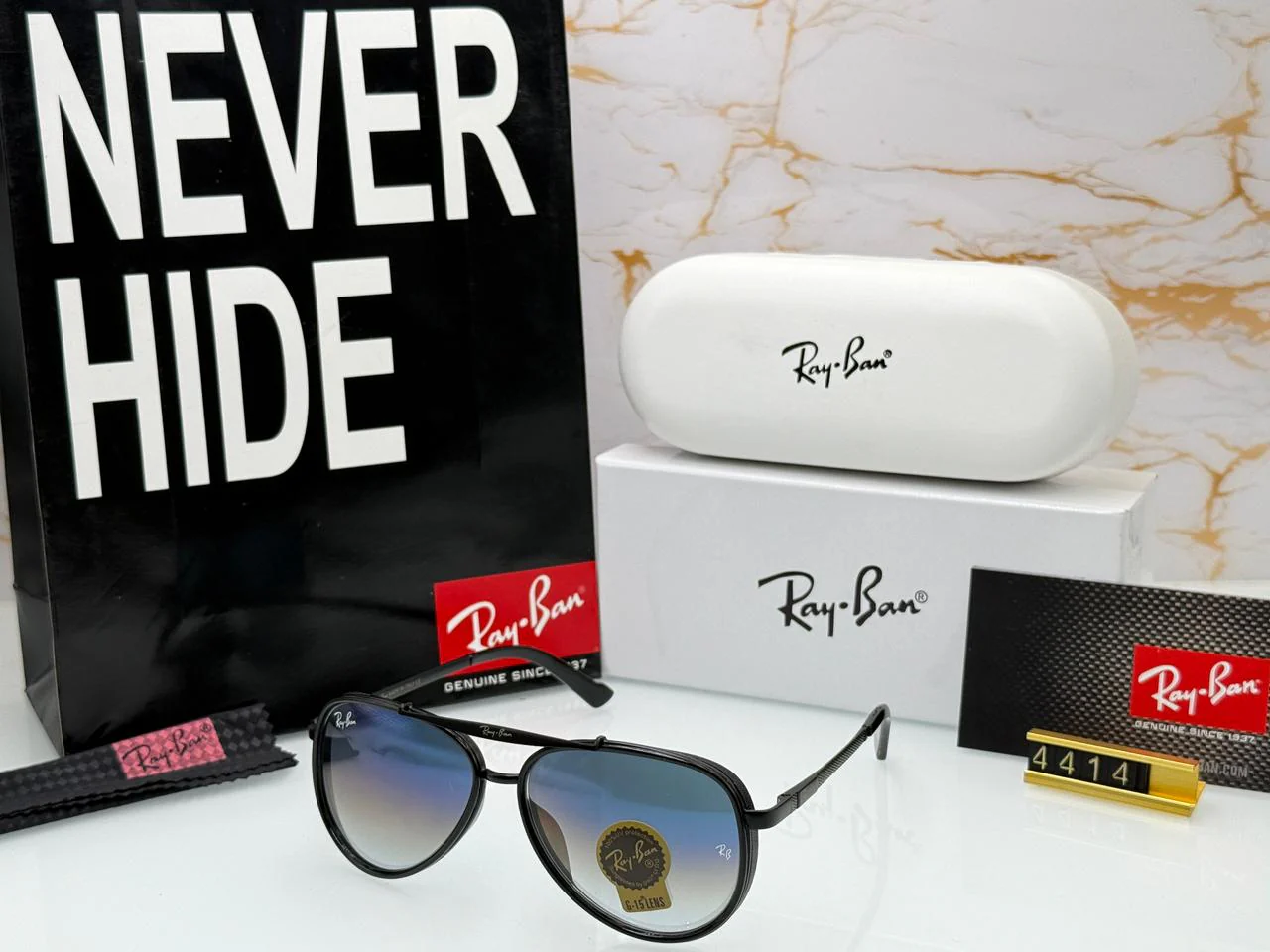 RAYBAN Premium Sunglass – UV Protected Stylish Frame - Image 5