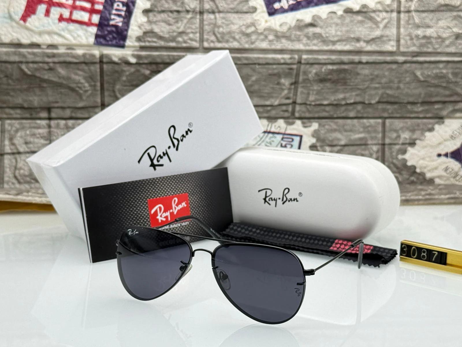 RAYBAN Premium Sunglass – UV Protected Stylish Frame - Image 6