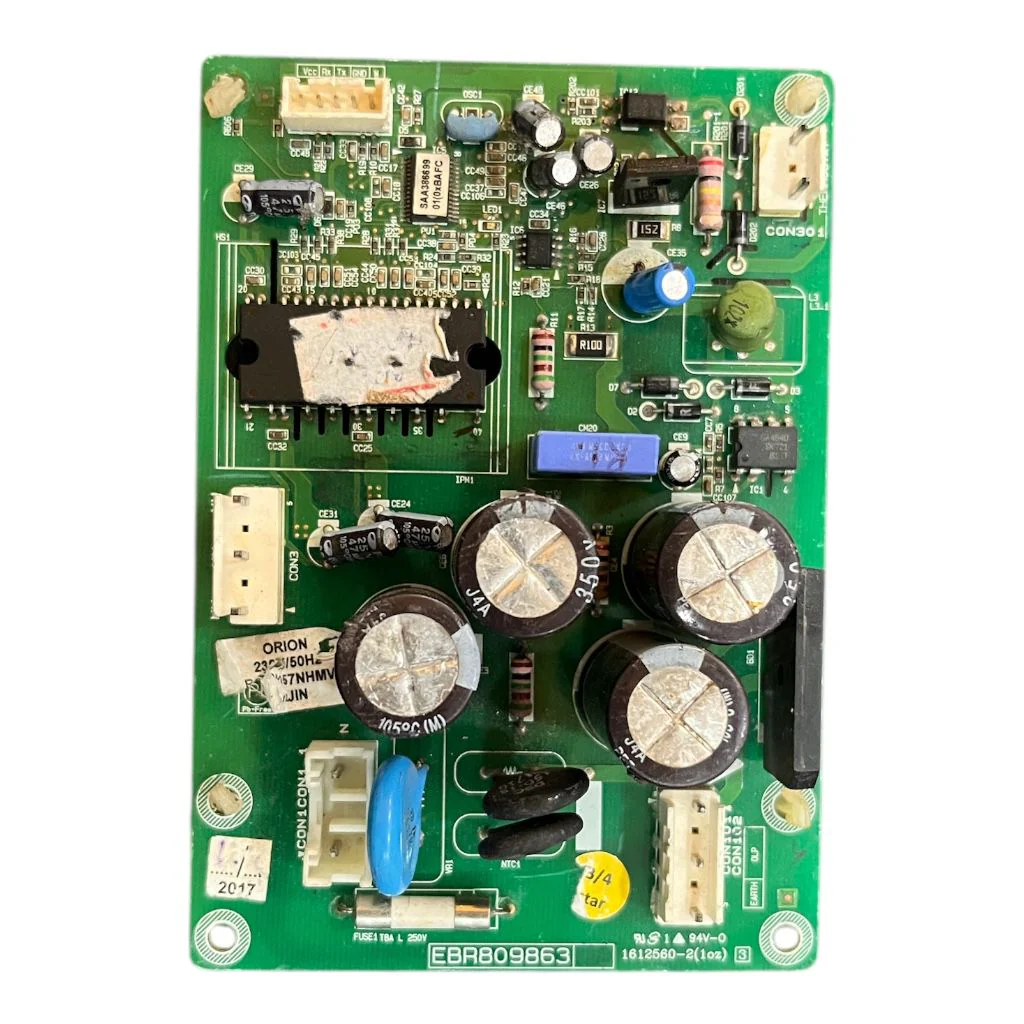 Refurbished LG Refrigerator Inverter PCB Board EBA809863 – Single/Double Door Compatible #
