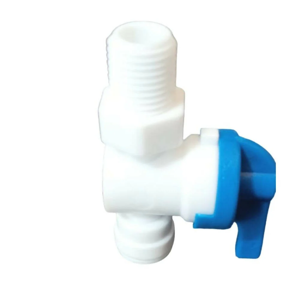"RO Water Purifier Inlet Valve – 1/4 Inch Plastic Connector with Tap | Leak-Proof, Easy Fit, Durable Build