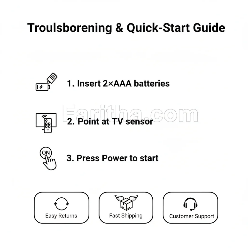 Samsung LED/LCD TV Remote Control (Model LD02) – Compatible Replacement for Samsung Smart TVs# - Image 9