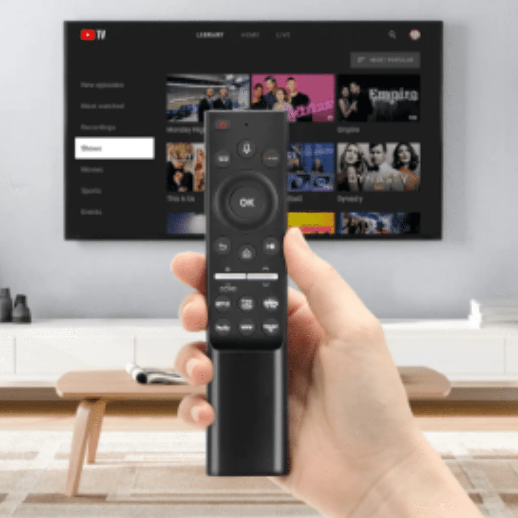 Original Samsung Smart TV Remote with Voice Control – Netflix & Prime Shortcut Keys#? - Image 6