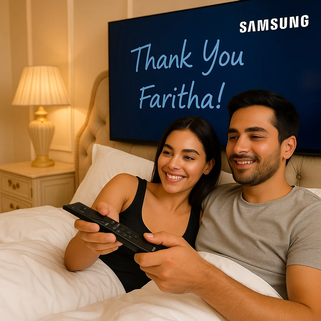 Original Samsung Smart TV Remote with Voice Control – Netflix, Prime, Hotstar# - Image 2