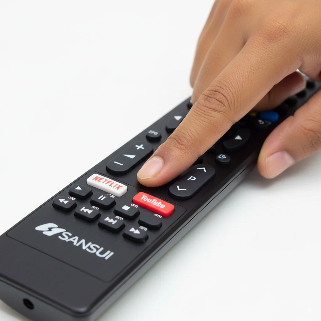 Sansui Smart TV Remote Control – Compatible Replacement (No Voice, YouTube & Netflix Functions)# - Image 4