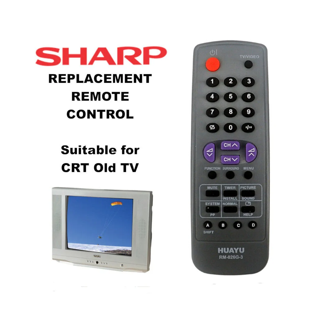 ๐ง Sharp Universal TV Remote Controller โ Compatible with Sharp LED/LCD TVs (Model TV21)# - Image 4