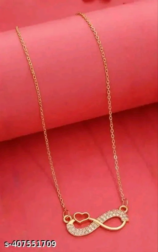 Shimmering Gold Plated Necklace Combo for Women & Girls – Elegant Brass Bib Chain (Set of 5) - Image 3
