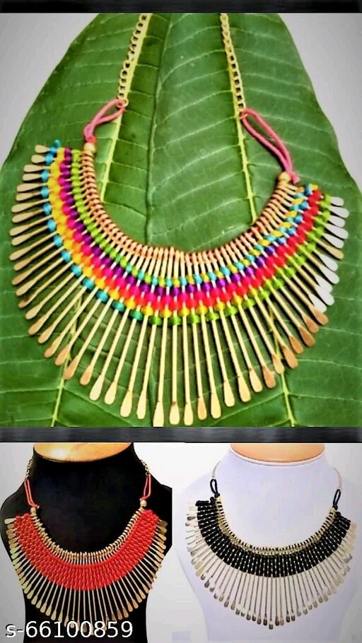 Shimmering colourful necklace - Image 2