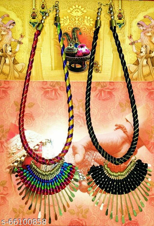 Shimmering colourful necklace - Image 7