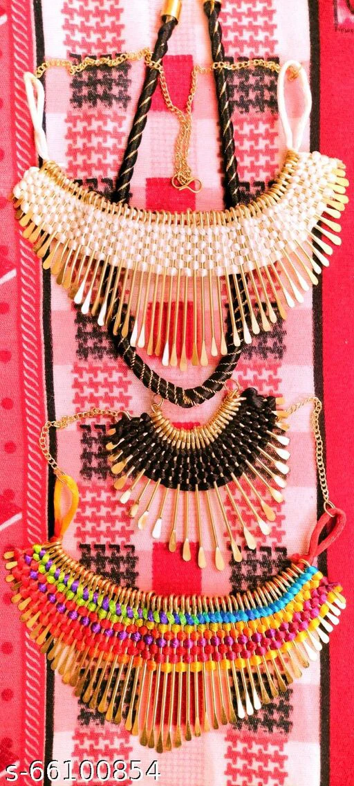 Shimmering colourful necklace - Image 9