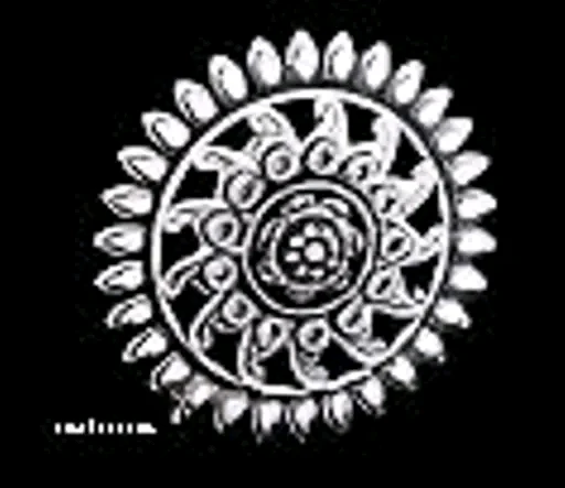 Shimmering Elegance Oxidised Silver Jewellery Set – Haram & Earrings - Image 3