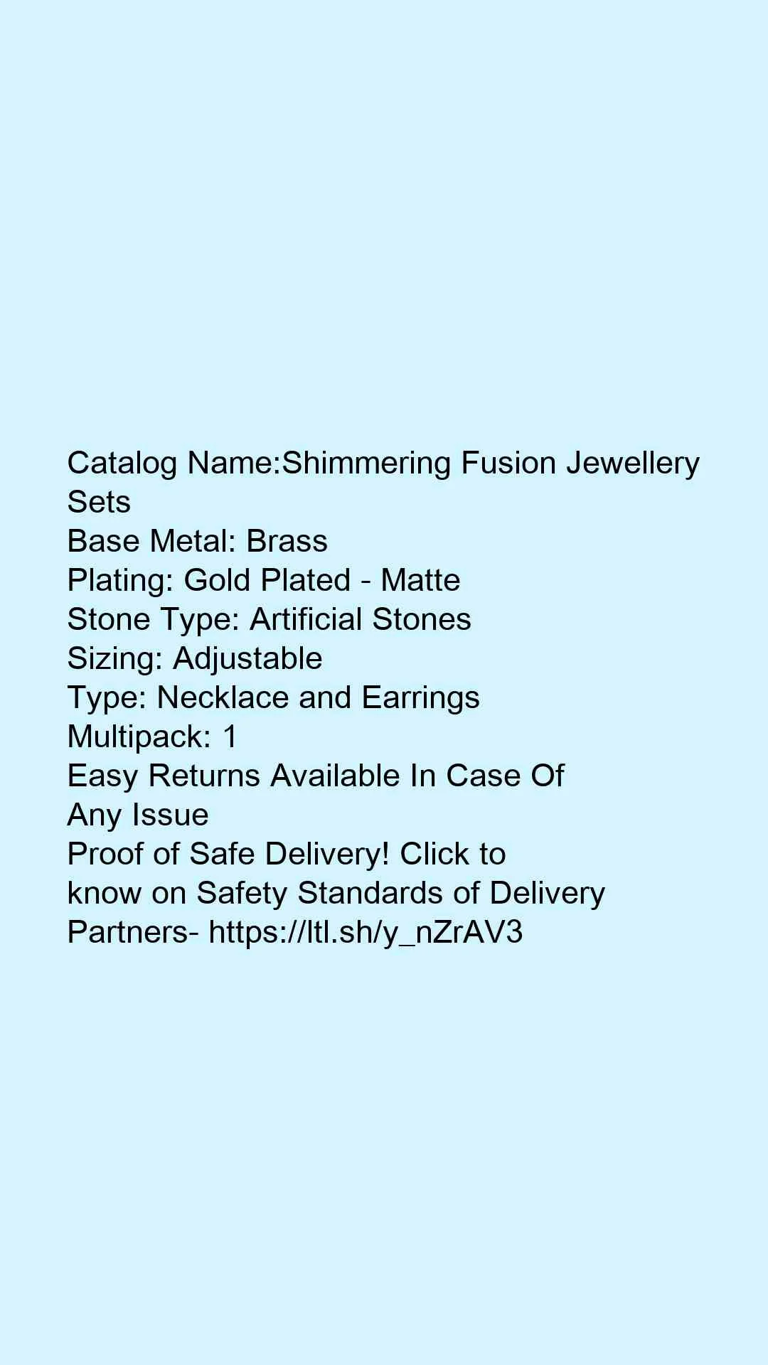 Shimmering Fusion Jewellery Sets - Image 5