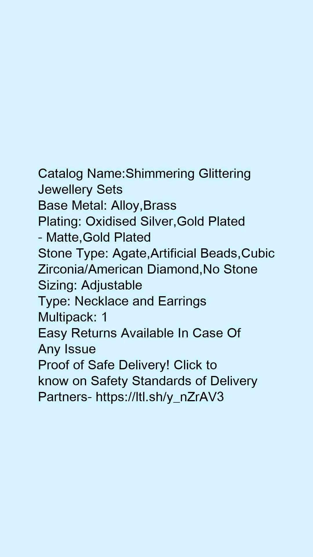 Shimmering Glittering Jewellery Sets - Image 6