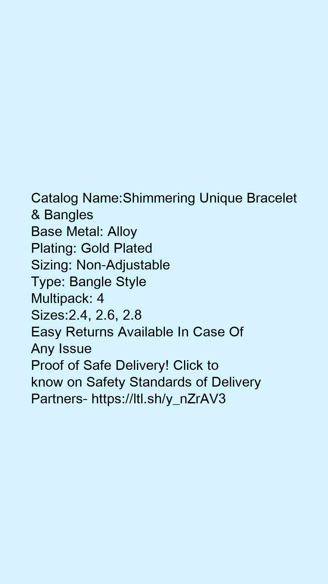 Shimmering Unique Bracelet & Bangles - Image 2