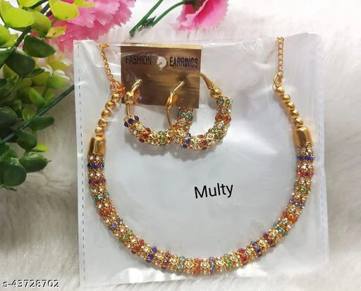 Sizzling Bejeweled Women Necklaces & Chains